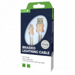 Image for Simply ICIP05 - Usb To Iphone Braided Cable 1.5M Gold