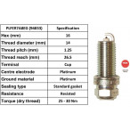 Image for NGK Spark Plug 94833 / PLFER7A8EG to suit Audi and Seat and Skoda and Volkswagen