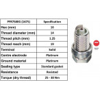 Image for NGK Spark Plug 1675 / PFR7S8EG to suit Audi and Seat and Skoda and Volkswagen