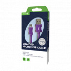 Image for Simply ICMC07 - Micro Usb Braided Cable Purple