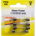 Image for Pearl Automotive PWN420 - Glass Fuses 1/10/20/35Amp