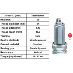 Image for NGK Spark Plug 5788 / LFR6C-11 to suit Citroen and Mitsubishi and Peugeot and Smart and Toyota