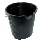 Image for Kent Car Care CWB100 - Black Plastic Trade Bucket With Handle 10L