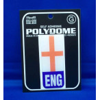 Image for Castle Promotions PD37 - St George Eng No Plate Polydome Sticker