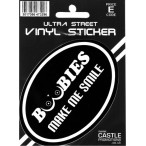 Image for Castle Promotions V568 - Boobies Make Me Smile Sticker