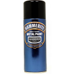 Image for Hammerite 5084781 - Metal Paint Hammered Black Aerosol Paint 400ml