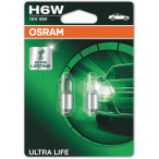 Image for Osram 64132ULT-02B - Ultra Life Parking and Position Bulb H6W  (x2)