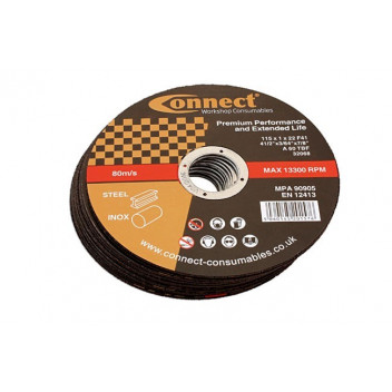 Image for Laser Tools 32251 - Extra Thin Cutting Discs 115mm x 1.0mm (10pc)