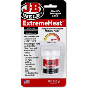 Image for J-B Weld JB37901 - Extreme Heat High Temperature Resistant Metallic Paste 3 Oz