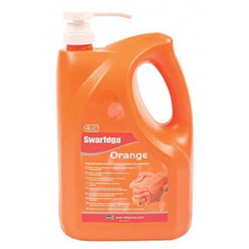 Image for DEB SOR4LMP - Swarfega Orange Hand Cleaner  w/ Pump 4L