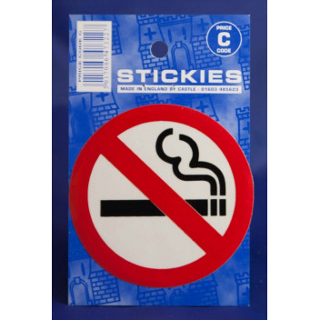 Image for Castle Promotions V369 - No Smoking Clear Sticker