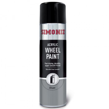 Image for Simoniz SIMW50D - Silver Acrylic Wheel Spray Paint 500ml