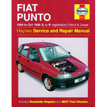 Image for Haynes 3251 - Workshop Service & Repair Manual Fiat Punto 1994 To 1999