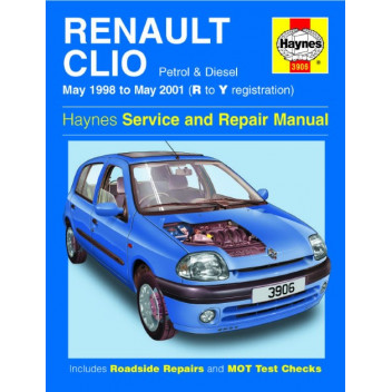 Image for Haynes 3906 - Workshop Service & Repair Manual Renault Clio 1998-2001