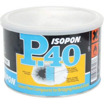 Image for Davids ISOPON P40-1 - P40 Fibreglass Reinforced Formula Glass Fibre Repair Paste 600ml