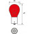 Image for Lucas LLB382R Bulb Red 12v 21w Ba15s SCC S25