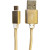 Image for Simply ICMC04 - Micro Usb Braided Cable Gold