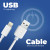 Image for Simply ICIP06 - Usb To Iphone Braided Cable 1.5M Silver