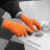 Image for Bodyguards GL2001 - Finite Orange Grip Nitrile Gloves Small