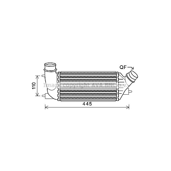 Charge Air Cooler To Suit Citroen and Fiat and Peugeot and Toyota image