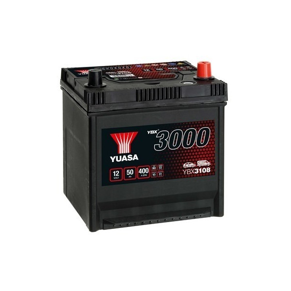 Yuasa YBX3108 12V 50Ah 450A SMF Battery image