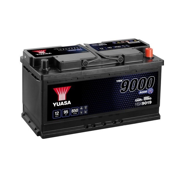 Yuasa YBX9019 12V 95Ah 850A AGM Start Stop Battery image