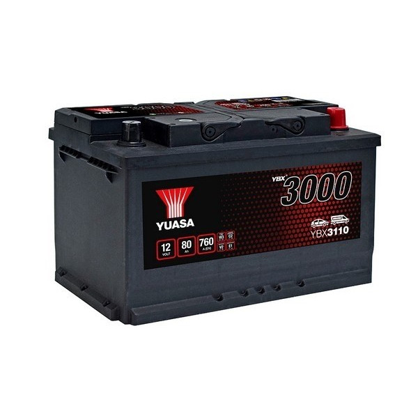 Yuasa YBX3110 12V 80Ah 720A SMF Battery image