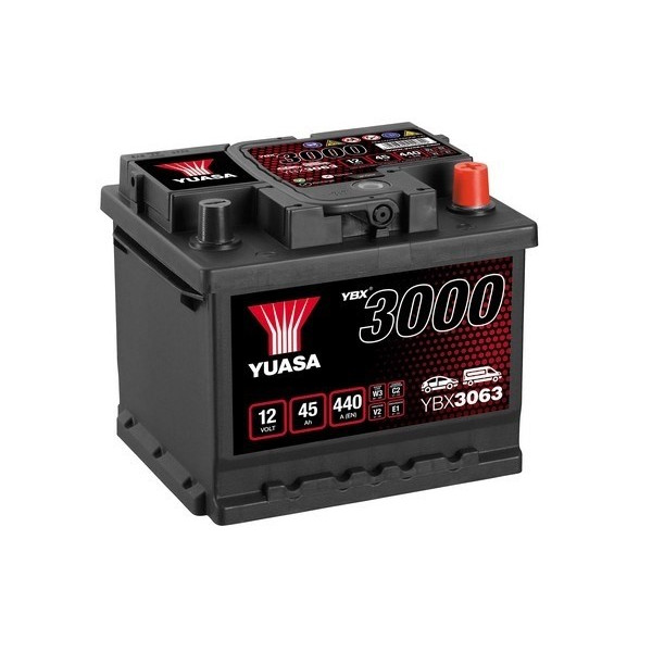 Yuasa YBX3063 12V 45Ah 425A SMF Battery image