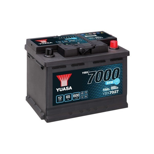 Yuasa YBX7027 12V 65Ah 600A EFB Start Stop Battery image