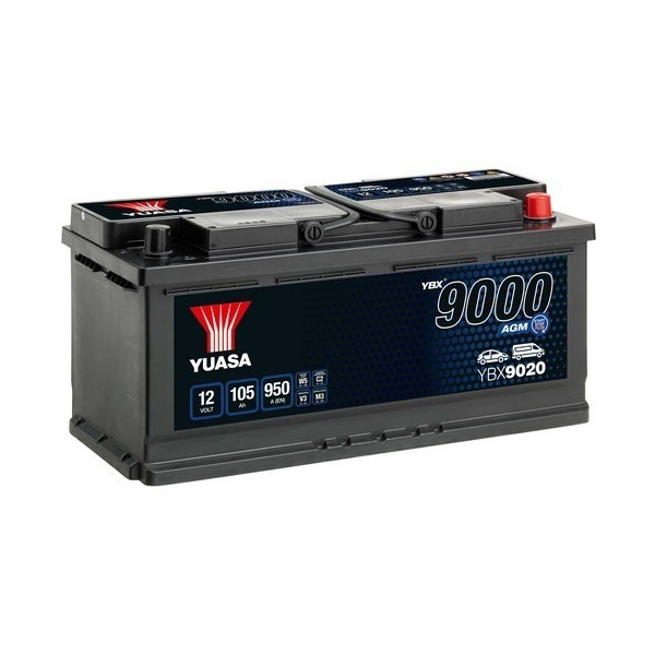 Yuasa YBX9020 12V 105Ah 950A AGM Start Stop Battery image
