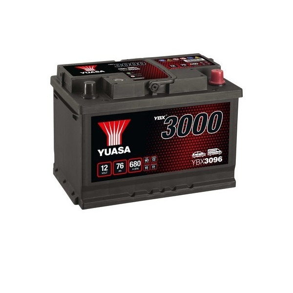 Yuasa YBX3096 12V 75Ah 650A SMF Battery image