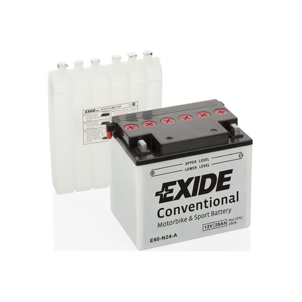 Exide Y60-N24-A 12V 24Ah Conventional Motorcycle Battery image