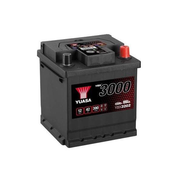Yuasa YBX3202 12V 42Ah 390A SMF Battery image