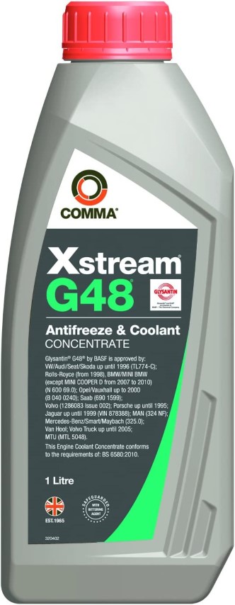 Comma XSG1L - Xstream G48 Anti-freeze Concentrate 1L - Car Spares  Distribution